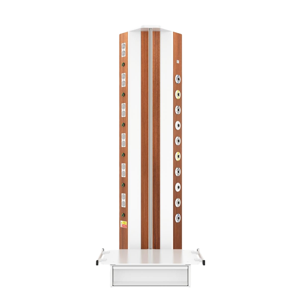 Настенная вертикальная медицинская консоль CADUCEUS CS07L